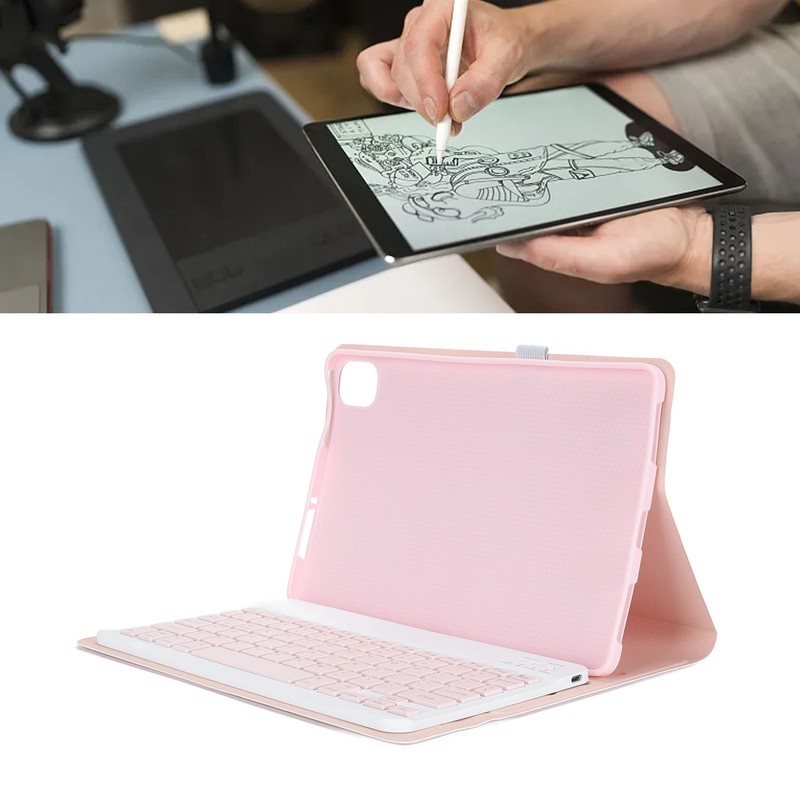 Tablet Keyboard Case Scratch Proof Protective Bluetooth Keyboard Tablet Cover