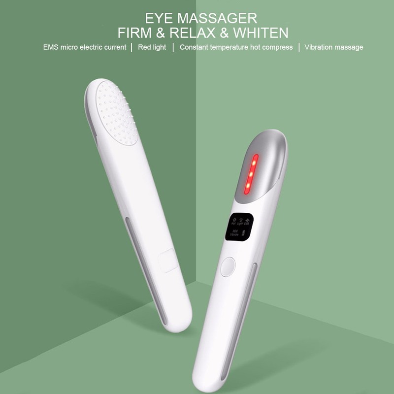 EMS Eye Massager Vibration Hot Compress Dark Circle Removal Eye