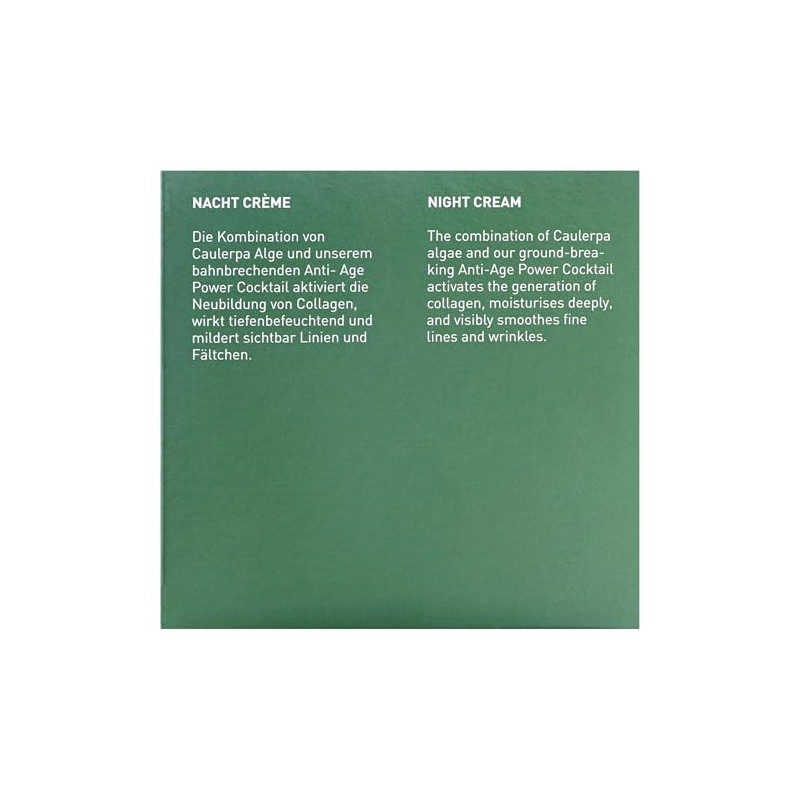The Vegan Green Caviar Night Cream by Mila D Opiz
