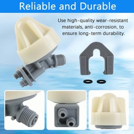 GLEAMYNHD Water Softener Nozzle, New Venturi Assembly 7187065 Compatible with NorthStar Kenmore Whirlpool Morton Rheem GE 7214969 7165704 7238450 WS15X1002