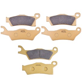 Front and Rear Brake Pads Kit Ceramic Fiber Fit for CAN AM for Outlander 450 Max for Outlander 570 650 Max 2018-2019 1000 Max 2017-2018 for Renegade 500 800R 2012-2015 1000 2012-2014