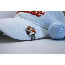 Mulligan Hooligan Fox Ball Marker + Magnetic Hat Clip, Unique Golf Gift, Premium Quality, The Perfect for Your Favorite Golfer, Golf Accessories for Any Occasions