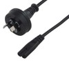8Ware 2 Pin Core Power Cable, Black, 2m Length