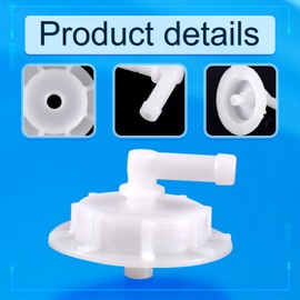 Coolant Reservoir Overflow Tank Cap, Plastic White Reservoir Lid Replacement Reliable Car Accessory for Acura, Compatible with Accord Civic Pilot