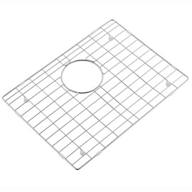 CIPOTAL 19.1 in. x 14.1 in. Rear Drain Kitchen Sink Bottom Grid with Supersoft Silicone Feet in 304 Grade Stainless Steel