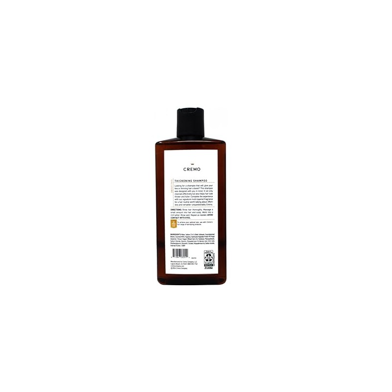 Cremo Juniper & Eucalyptus Thickening Shampoo for Fine or Thinning