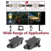 MiJunHD IP68 Waterproof Junction Box, 3 Way 4 Pin Terminal