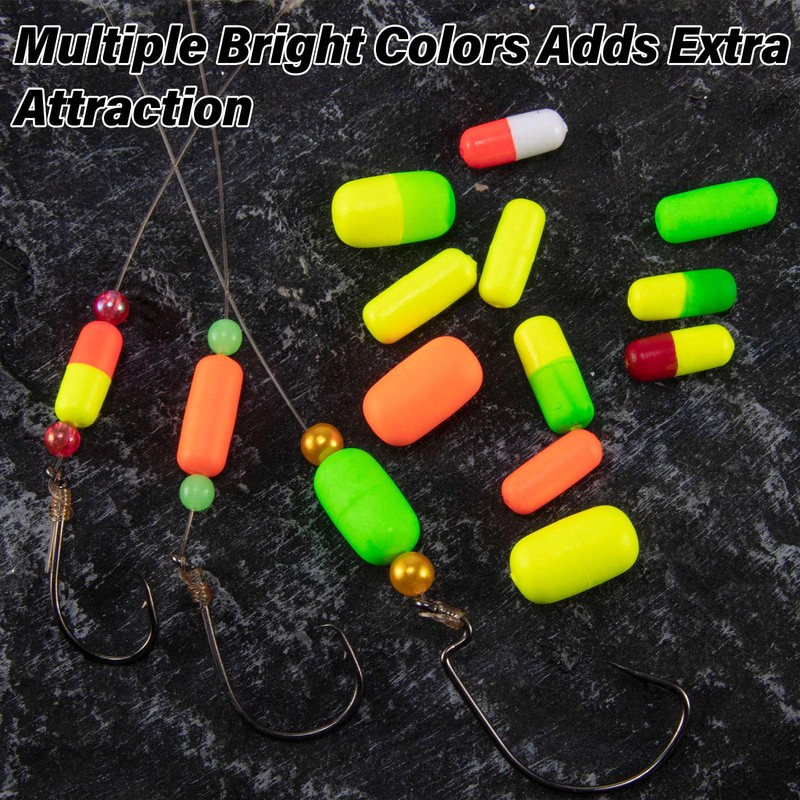 Dr.Fish 30 Pack Fishing Rig Floats Pompano Rig Floats Walleye