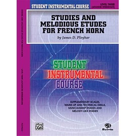 Student Instrumental Course: Studies and Melodious Etudes for French Horn, Level III