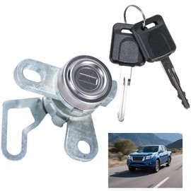 Rldym Tailgate Lock Cylinder with 2 Keys K3477-EA800 Compatible with Nissan Frontier 2005-2021, Replace K3477EA800 K3477EA825