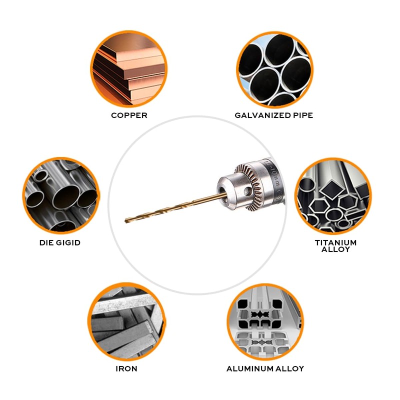 Narwhal 9/16 Inch Cobalt Drill Bits (3 Pack - Industrial