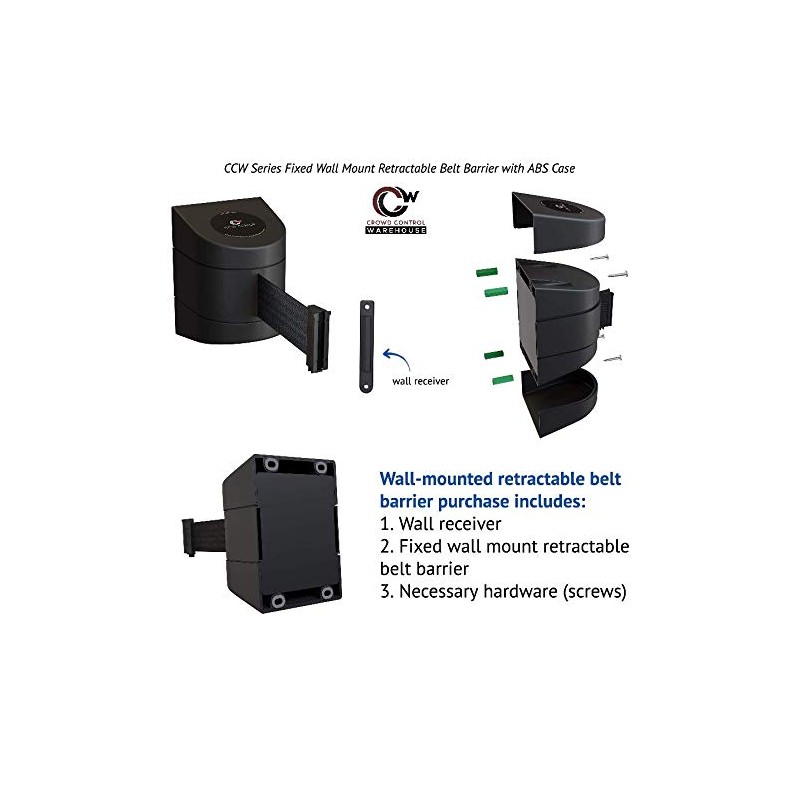 Crowd Control Warehouse - CCW Series WMB-220 Fixed Wall Mount