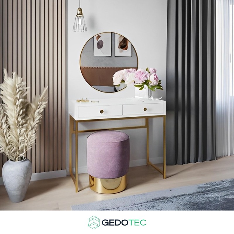 Gedotec Furniture Knobs, Metal D: 33.5 mm, Pack of 5,