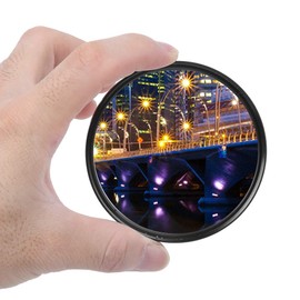 77mm Star Lens Filter, Optical Glass Star Effect Filter with Waterproof and Oil‑Proof Coating for 77mm SLR Camera