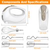 5-Speed Electric Hand Mixer with Whisk, Traditional Beaters, 120 Watts,Portable