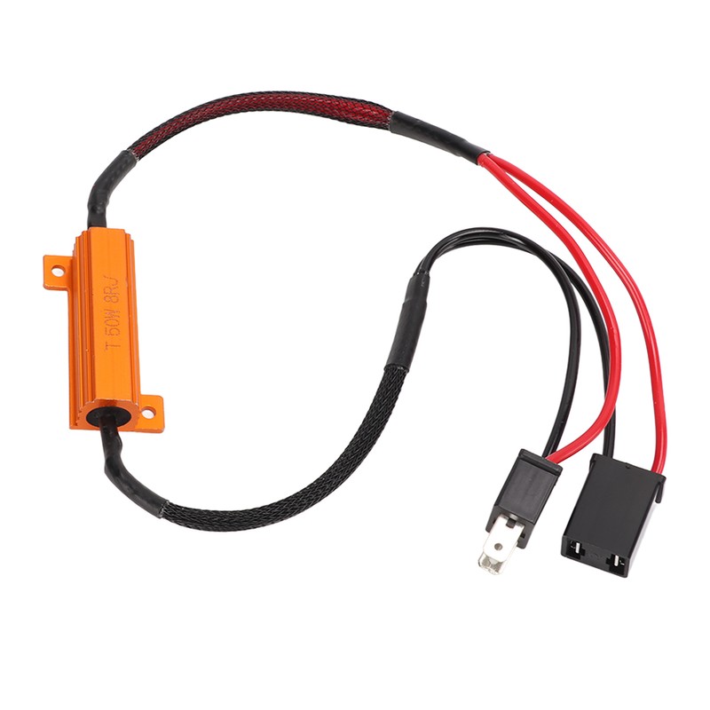 LED Decoder H7 Aluminum Housing Single Resistance Wire LED Headlight