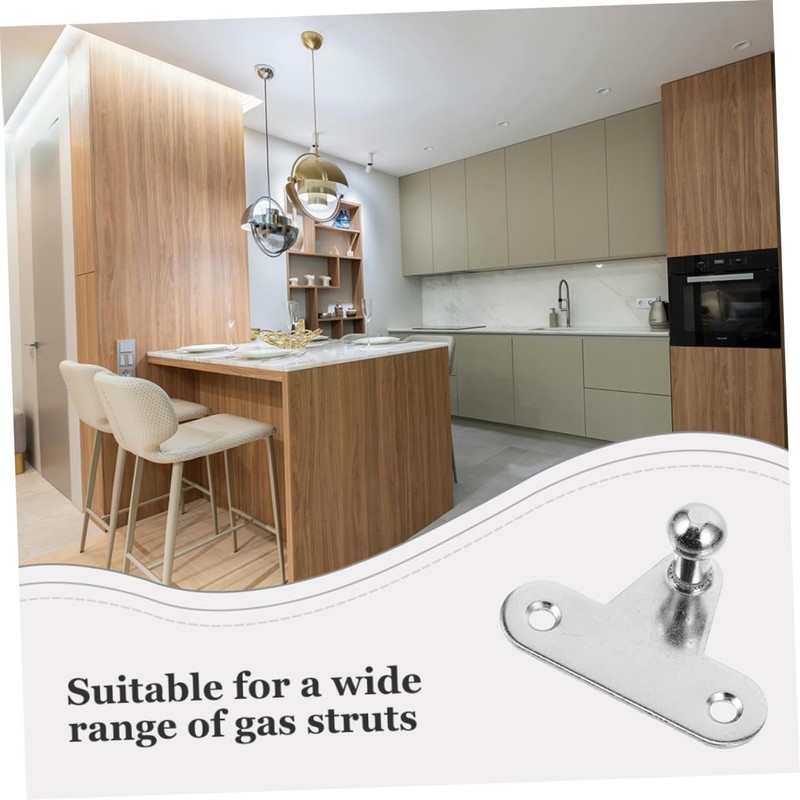 Mikinona 30pcs Gas Lift Brackets Base Mounting Support for Applications