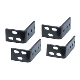 Reese Replacement Part, Mounting Brackets for Fifth Wheel Rails,Black