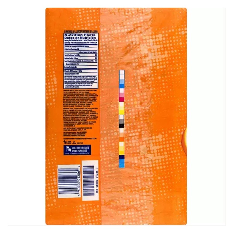 BEEQ BOX - Pack of 12 SunnyD Tangy Original Orange