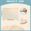 12 Pack Basswood Sheets 12"x18"x1/8", 3mm Basswood for Laser Cutting,