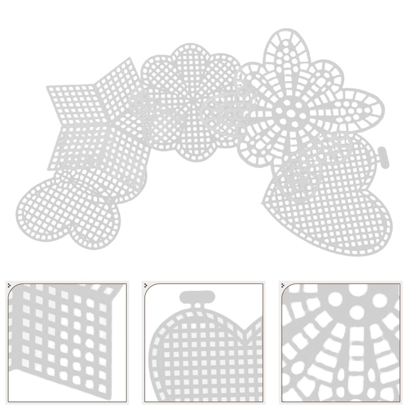 DIYEAH Kit De Lienzo De Malla PláStica De 25 Piezas