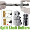 Bestgle 8 Pcs Stop Collar Set Carbon Steel Split Ring