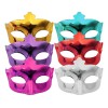 12 Antifaces Metalicos Plastico Antifaz Fiest