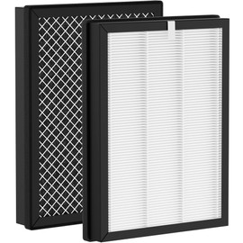 CAP-500FPK Replacement Filters Compatible with Cuisinart CAP-500 Air Purifier, H13 True HEPA Filter, 2 Pack