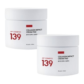 JHP 139 Pore Tight Collagen Impact Cream Pad 80 sheets + 80 sheets / JHP 139 모공쫀쫀 콜라겐 임팩트 크림패드 80매+80매