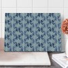 Lunarable Abstract Cutting Board, Geometric Knitwear Pattern Textile Inspired Nordic