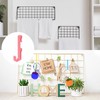 sourcing map 10 Grid Wall Hooks, 2.8 Inch Grid Wall