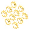 10pcs CalF weaning Nose Rings Plastic Weaning Spiked Ring Preventing