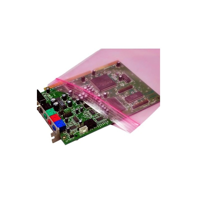 Pink Anti-Static Seal Top Bag