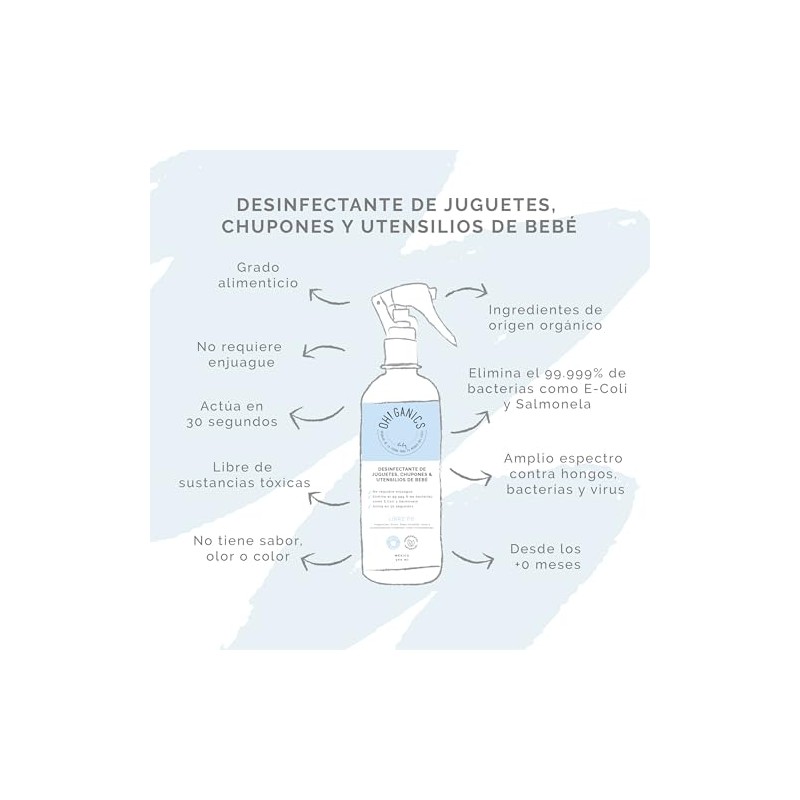 OH! GANICS Travel Kit Bebé, Ingredientes 100% Naturales