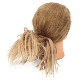 Fashionable Messy Bun Hair Piece with Band, Washable Women’s Synthetic Updo Hairpiece Extension, Thick Tousled Updo Synthetic Hair Scrunchies Extension for Women Girls(A)