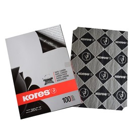 Kores Kohlepapier für Schreibmaschine, DIN A4, schwarz, 100 Blatt
