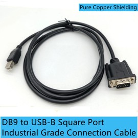 GXMRHWY USB B-Port Printing Port Male to DB9 Male RS232 Serial Cable DB9 to USB B-Type Data Transmission Printer Adapter Cable 3Meter