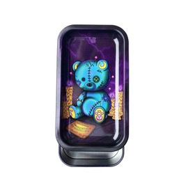 V. Syndicate 12.7 x 7.1 x 3.8 cm Mini Metal Storage Box with Lid - Airtight Lid - Flex Your Style with 360 Degree Printing of Interactive Original Artwork on All Sides (Syndicase