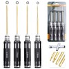 Hobbypark 1.5mm 2.0mm 2.5mm 3.0mm Hex Screw Driver Set Titanium