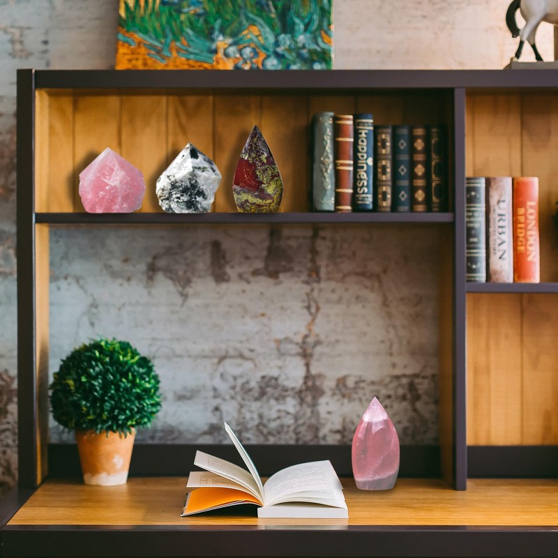 Natural Agate Crystal Wand Irregular Quartz Column 1.5-2.2 Lbs