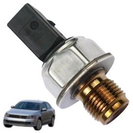 04L906054 Fuel Rail Pressure Sensor Fits for 2015-2016 A3,2015 Beetle Golf Jetta,2012-2015 Passat,Replaces 04L906054E 04L906054F