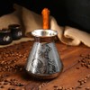 25 Oz Copper Turkish Greek Arabic Engraved Coffee Pot Stovetop