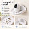 2PCS Wall Mounted Camera Bracket Adhesive, No Drilling, Household Indoor