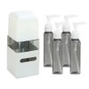 Ziptoktok Travel Empty Bottle 4 in 1 Dispenser Carry-on empty bottle set square, 1 piece, light gray / 집똑똑이 여행용 공병 4 in 1 디스펜서 기내용 공병세트 사각형, 1개, 라이트 그레이
