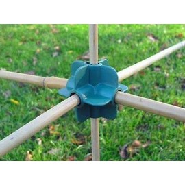 HowseHold Flexible Cane Balls - Bamboo Cane Connectors for Fruit Cages Netting Frames [PACK OF 40]