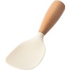 White Standing Silicone Rice Spoon Paddle, Household Rice Shovel Heat