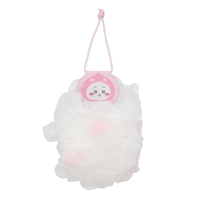 Chiikawa Bath Time Gift, Bath Sponge & Bath Fizz (Peach