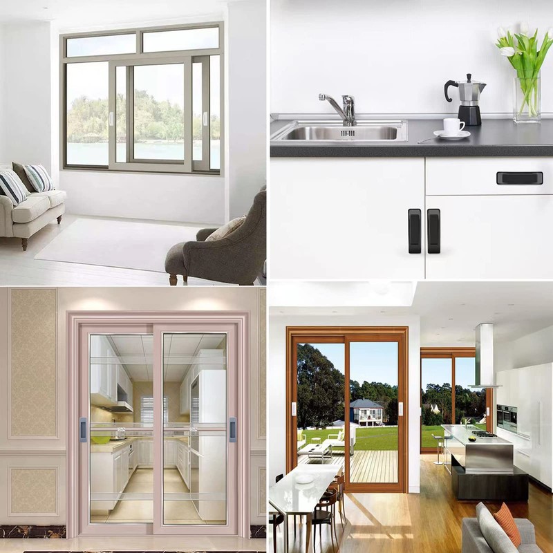 4 pcs Self-Stick Kitchen Cabinet Door Window Handle Helper Auxiliary