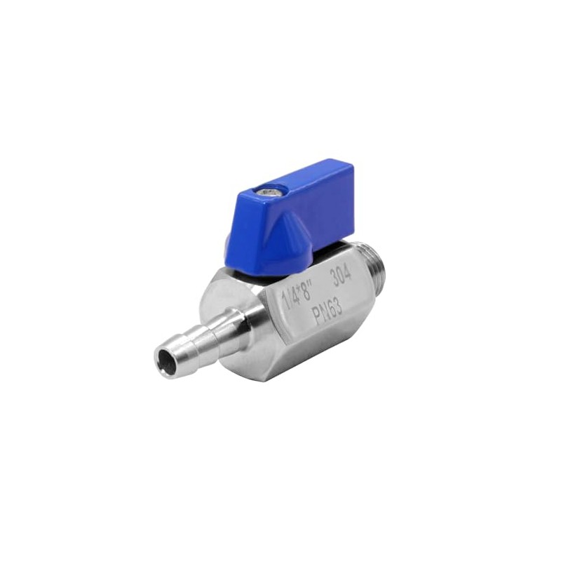 Beduan Stainless Steel 5/16" Hose Barb to 1/4" NPT Male
