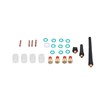 26Pcs TIG Welding Torch Tool Glass Cup Gas Lens Welding